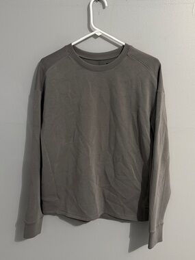 Alaskan Hardgear Shirt Mens Small Long Sleeve Soft Gray Crewneck Outdoors Thick